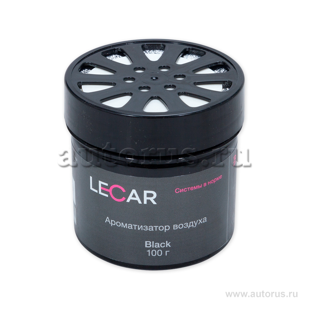 Ароматизатор воздуха LECAR гелевый Black 100 гр. (баночка) LECAR LECAR000162412