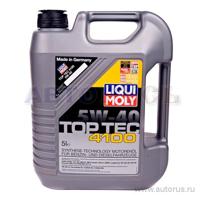 Масло моторное Liqui Moly Top Tec 4100 5W40 синтетическое 5 л 7501