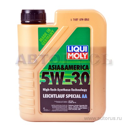 Масло моторное Liqui Moly Leichtlauf Special AA 5W30 синтетическое 1 л 7515