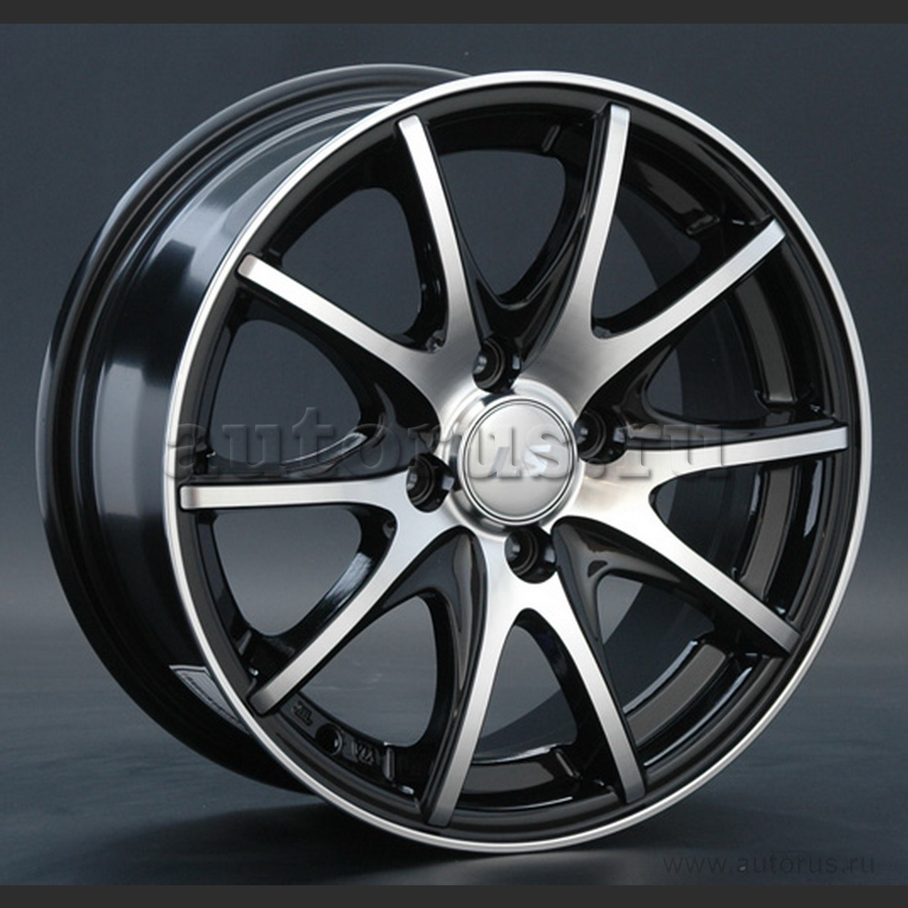 Диск литой R14 6J 5x100/57.1 ET35 LS 190 BKF S012757