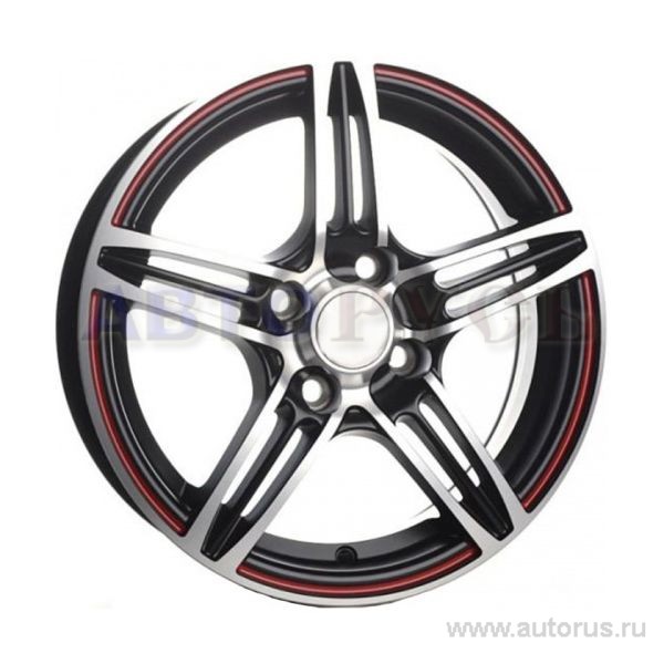 Диск литой R15 6.5J 4x100/73.1 ET40 LS 189 BKFRL S024034