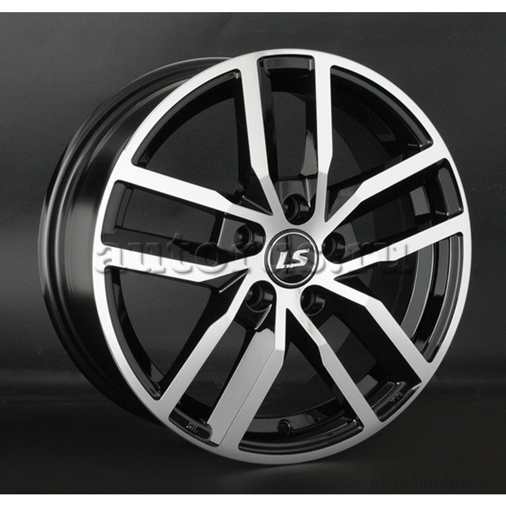 Диск литой R15 6J 5x100/57.1 ET38 LS 796 BKF S035318