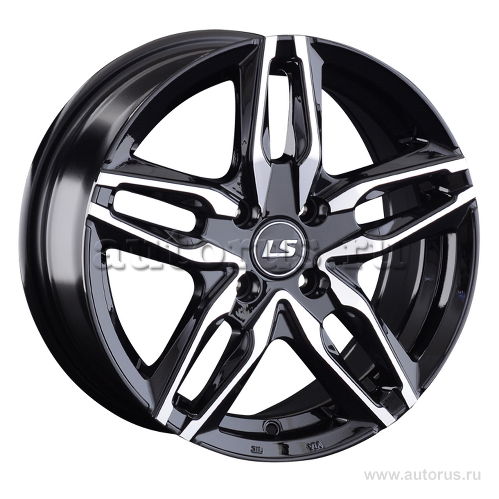 Диск литой R15 6.5J 4x100/73.1 ET40 LS 849 BKF S042806