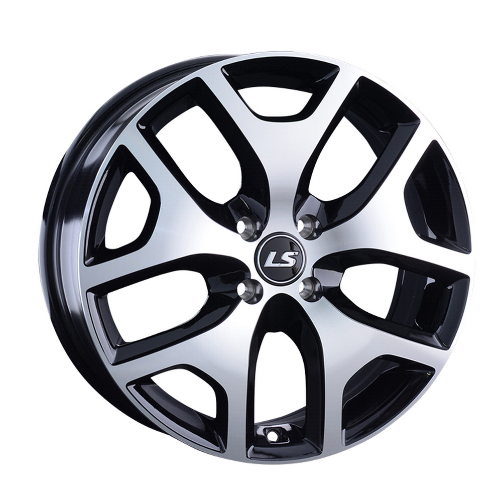 Диск литой R17 6.5J 4x100/60.1 ET45 LS L1670 BKF S045780