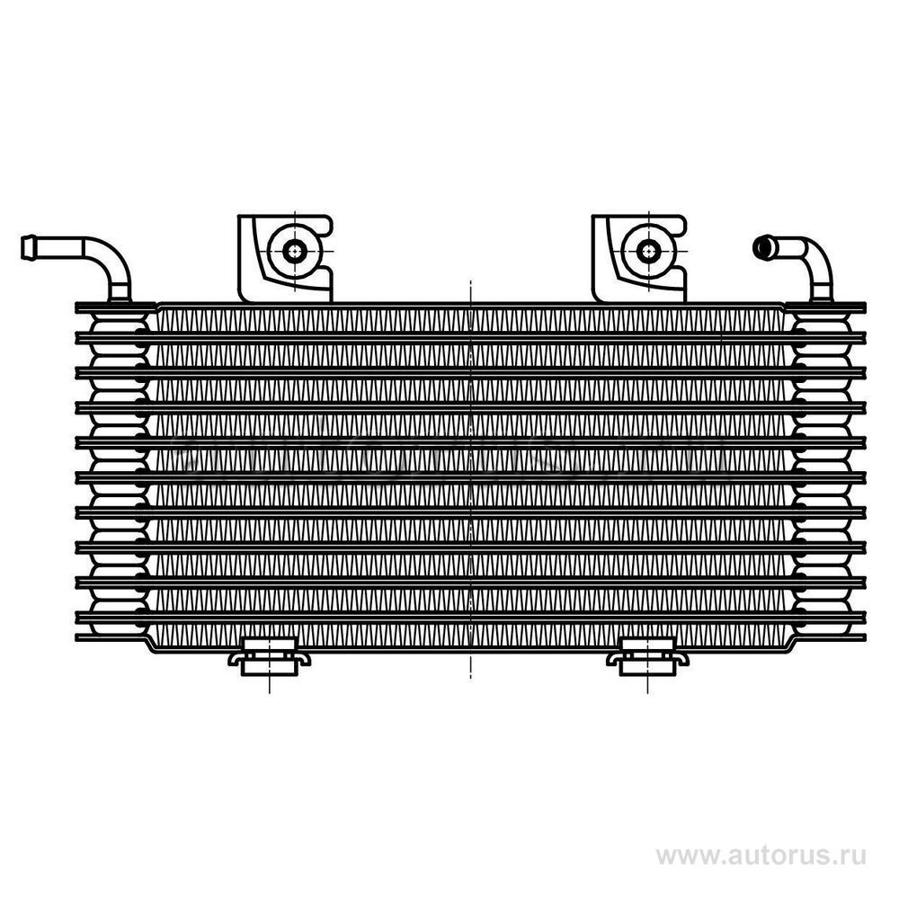 Радиатор масл. для ам Nissan Qashqai (06-) 1.6i2.0i AT (LOc 1431)