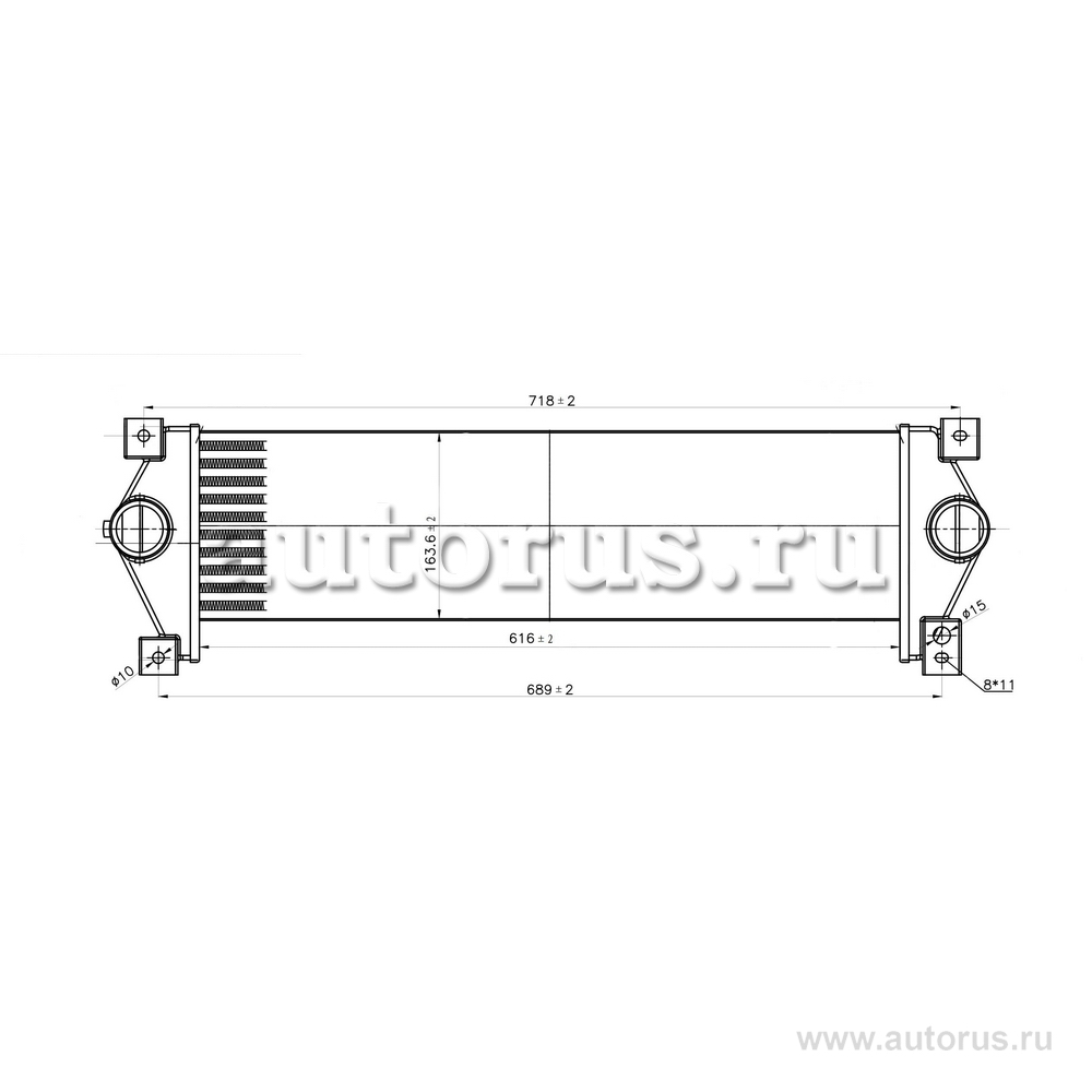 Интеркулер LUZAR LRIC081Y0