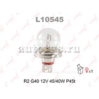 Лампа 12V R2 45/40W P45t LYNXauto 1 шт. картон L10545