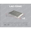Фильтр салонный угольный (комплект 2 шт.) LYNXauto LAC-1204C