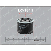 Фильтр масляный LYNXauto LC-1811