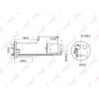 Фильтр топливный LYNXauto LF-972M
