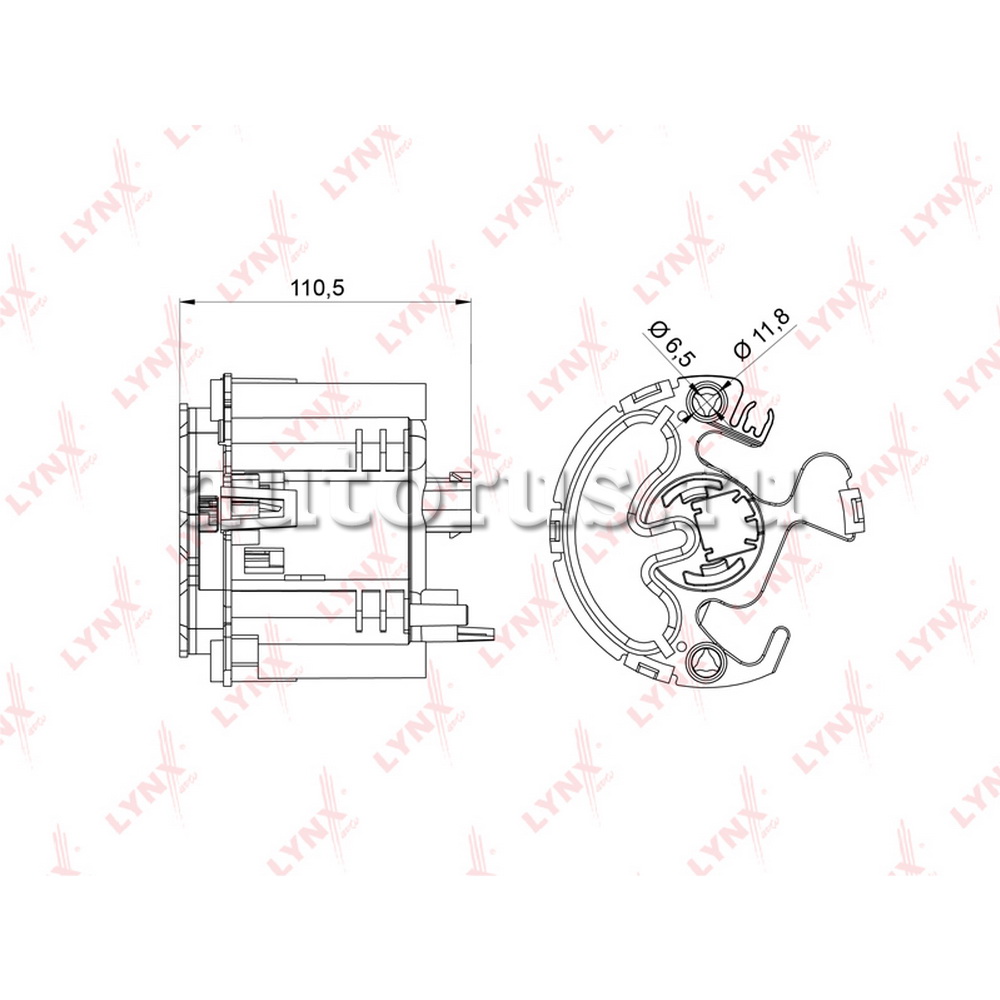 Фильтр топливный LYNXauto LF-983M