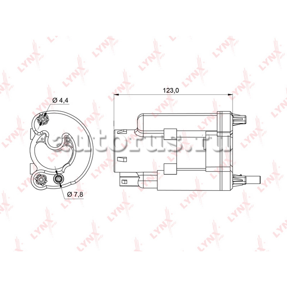 Фильтр топливный погружной LYNXauto