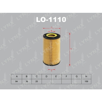 Фильтр масляный LYNXauto LO-1110