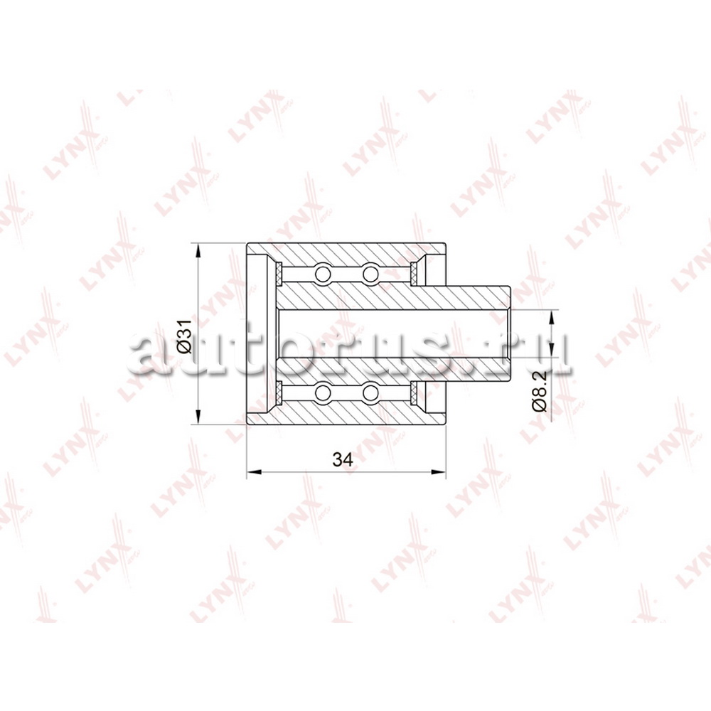 Направляющий ролик / ГРМ LYNXauto