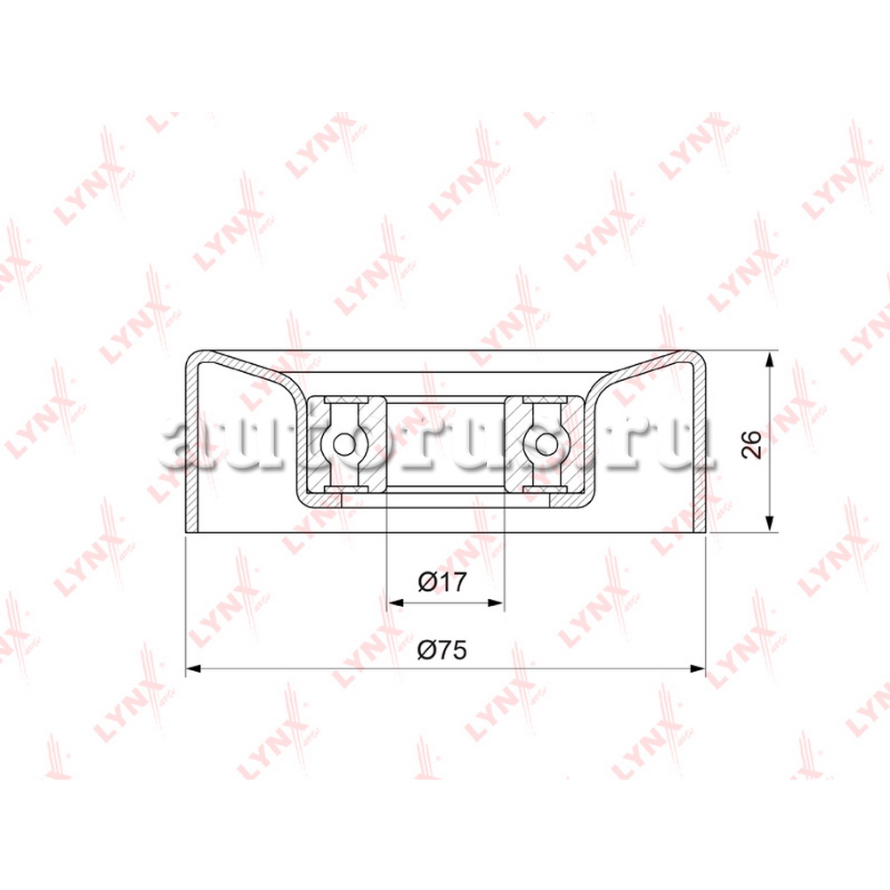 Ролик направляющий приводной LYNXauto PB-7226