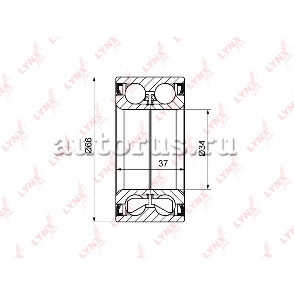 Подшипник ступицы LYNXauto WB-1147