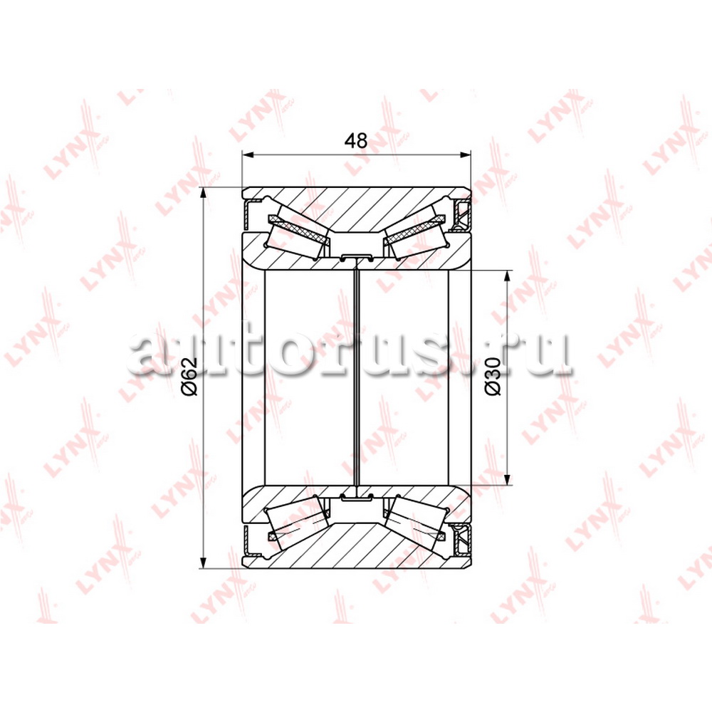Подшипник ступицы LYNXauto WB-1285