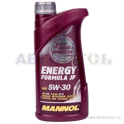 Масло моторное Mannol Energy Formula JP 5W30 синтетическое 1 л 1059