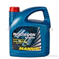 Масло моторное Mannol Molibden Benzin 10W40 полусинтетическое 4 л 1121