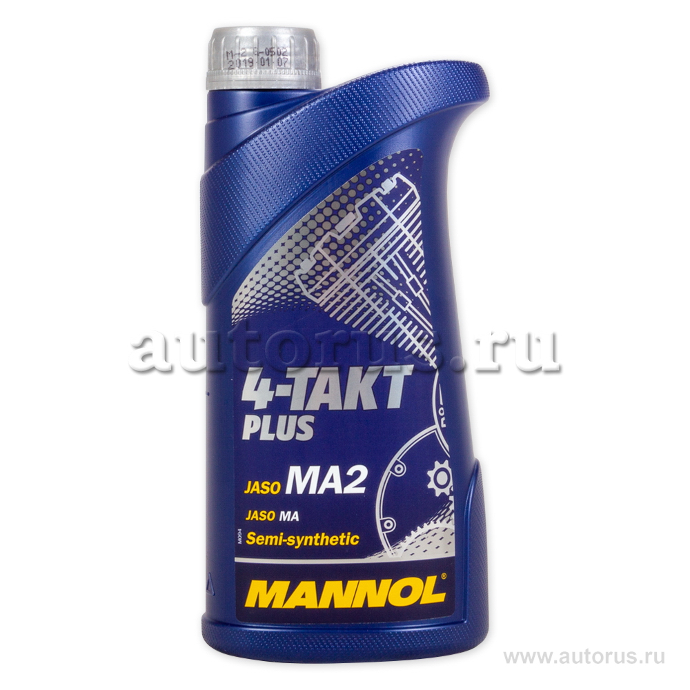 Масло моторное 2T Mannol 4-Takt Plus 10W40 полусинтетическое 1 л 1400