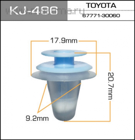 Клипса крепежная MASUMA KJ486