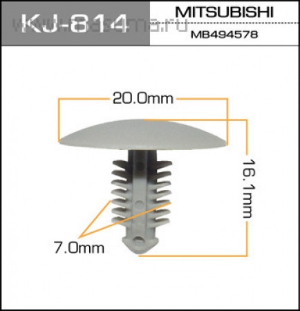 Клипса крепежная MASUMA KJ814