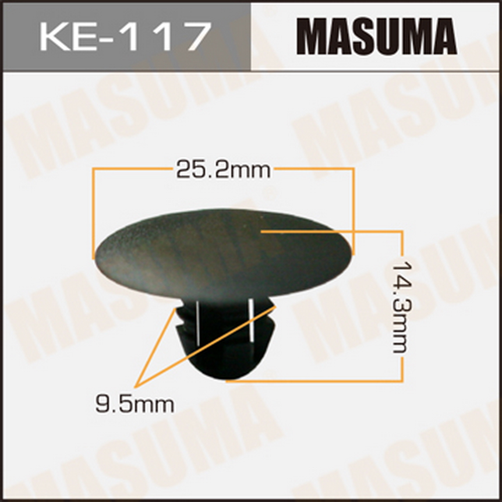 Клипса автомобильная (автокрепеж) MASUMA KE117