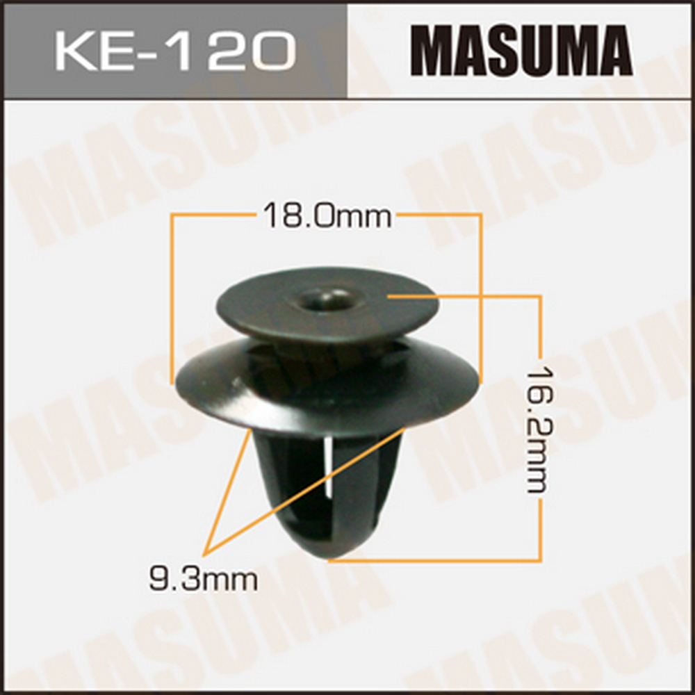 Клипса автомобильная (автокрепеж) MASUMA KE120