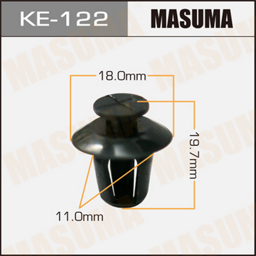 Клипса автомобильная (автокрепеж) MASUMA KE122