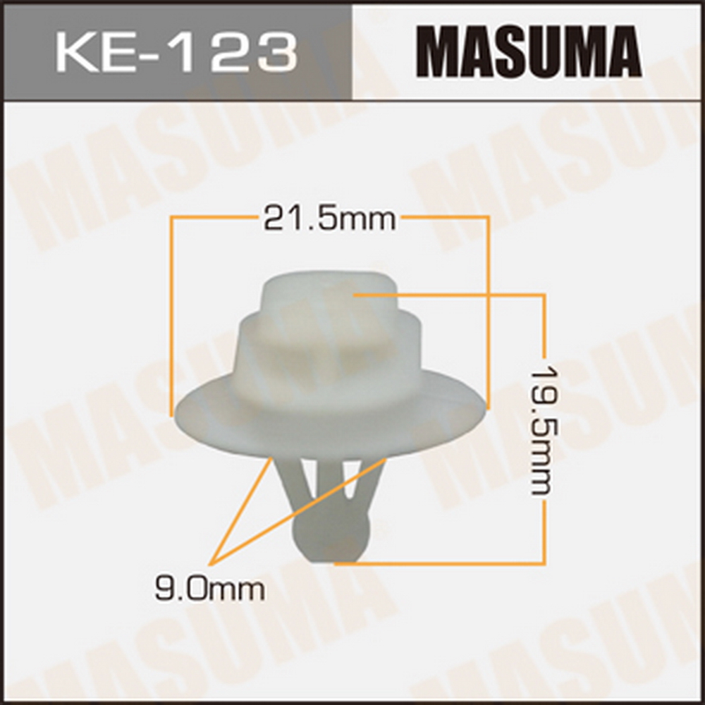 Клипса автомобильная (автокрепеж) MASUMA KE123