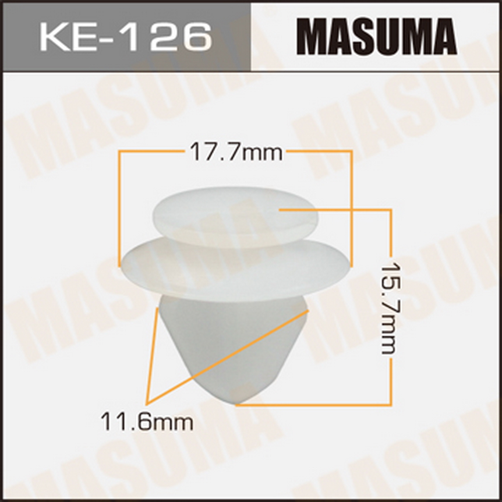 Клипса автомобильная (автокрепеж) MASUMA KE126
