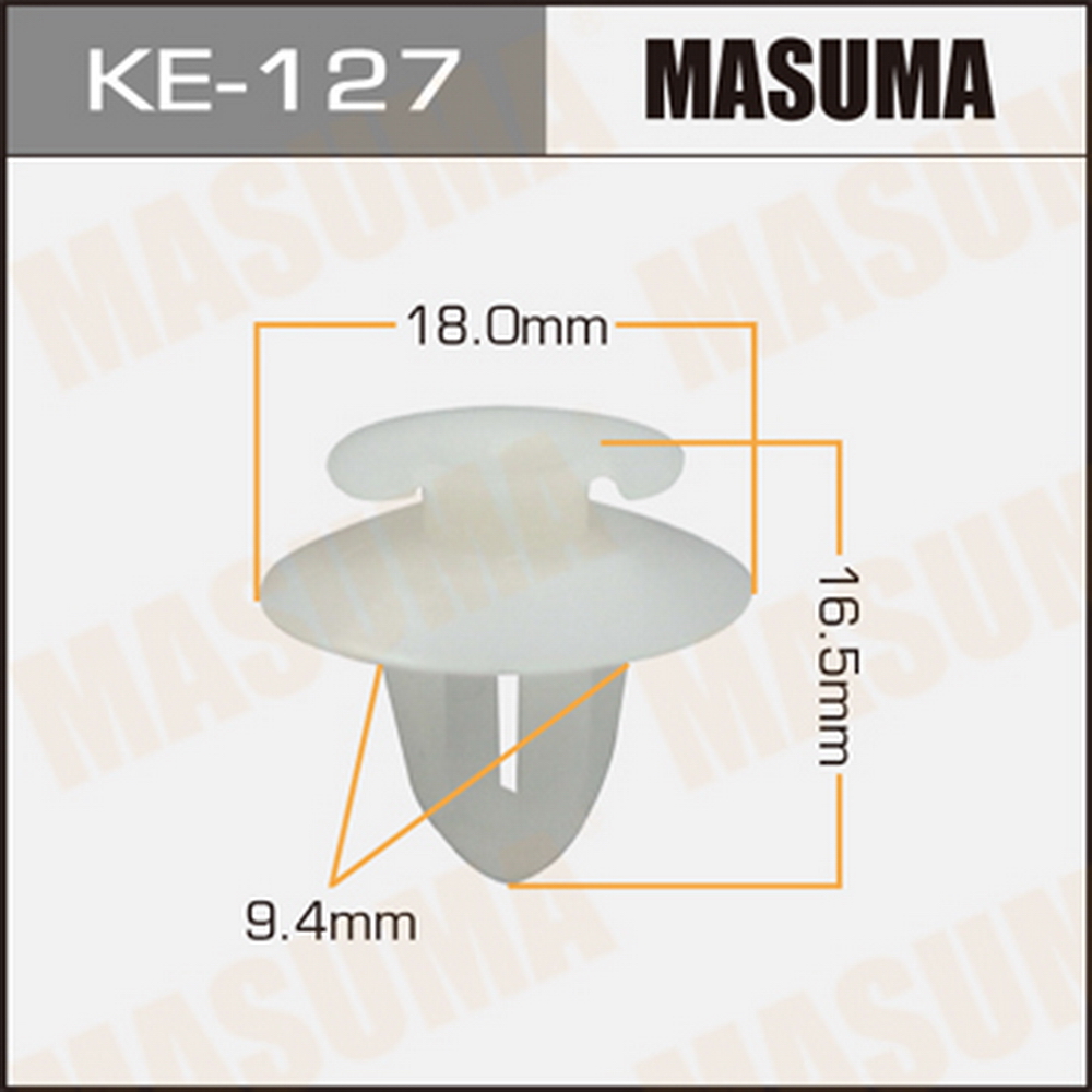 Клипса автомобильная (автокрепеж) MASUMA KE127