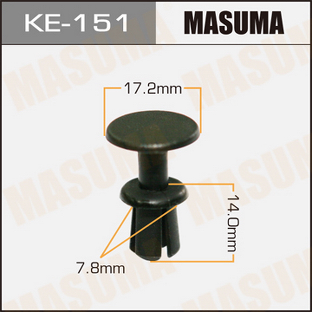 Клипса автомобильная (автокрепеж) MASUMA KE151