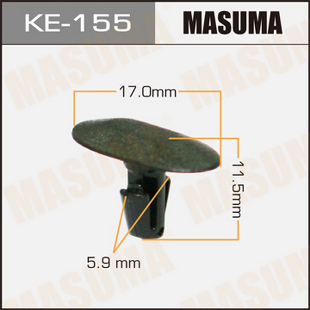 Клипса автомобильная (автокрепеж) MASUMA KE155