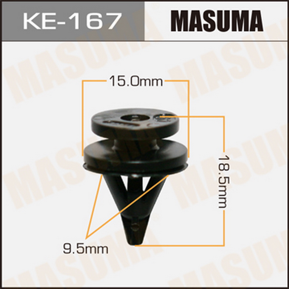 Клипса автомобильная (автокрепеж) MASUMA KE167