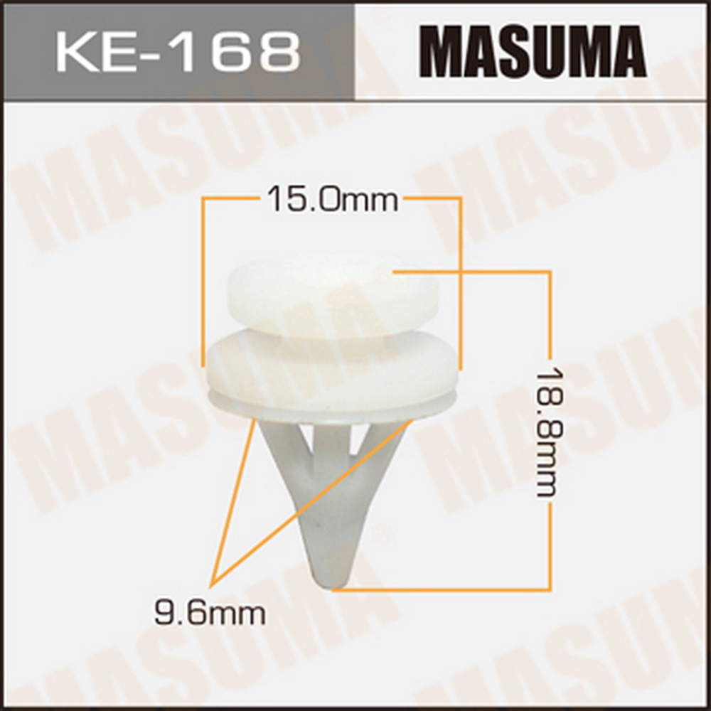 Клипса автомобильная (автокрепеж) MASUMA KE168