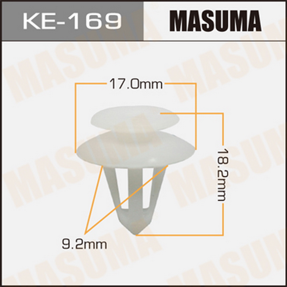 Клипса автомобильная (автокрепеж) MASUMA KE169