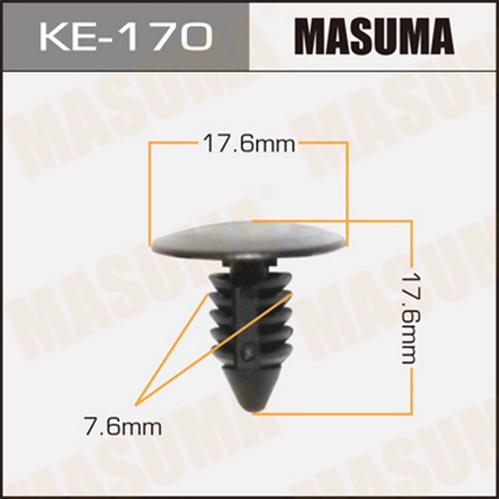 Клипса автомобильная (автокрепеж) MASUMA KE170