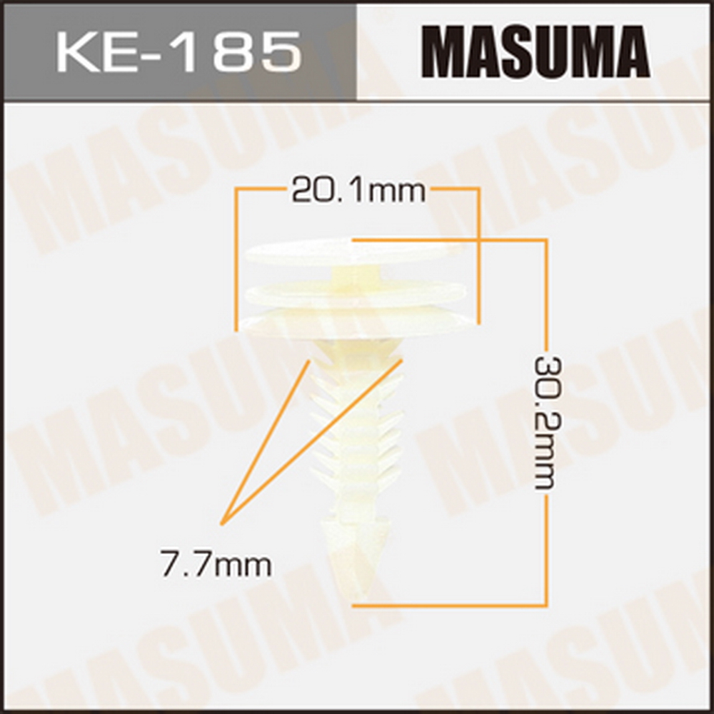 Клипса автомобильная (автокрепеж) MASUMA KE185