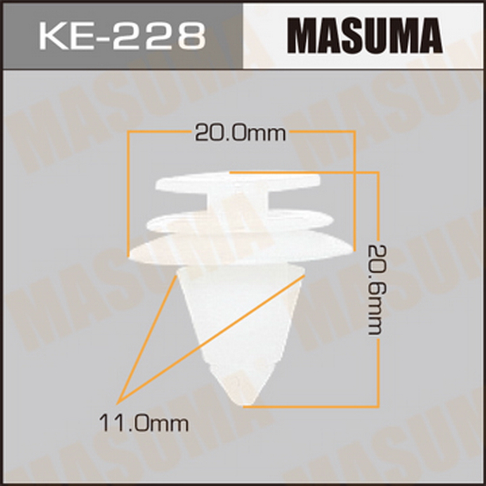 Клипса автомобильная (автокрепеж) MASUMA KE228