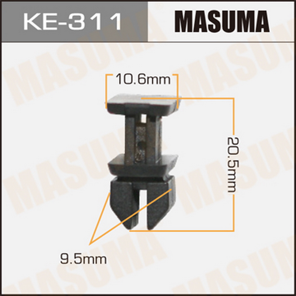 Клипса автомобильная (автокрепеж) MASUMA KE311