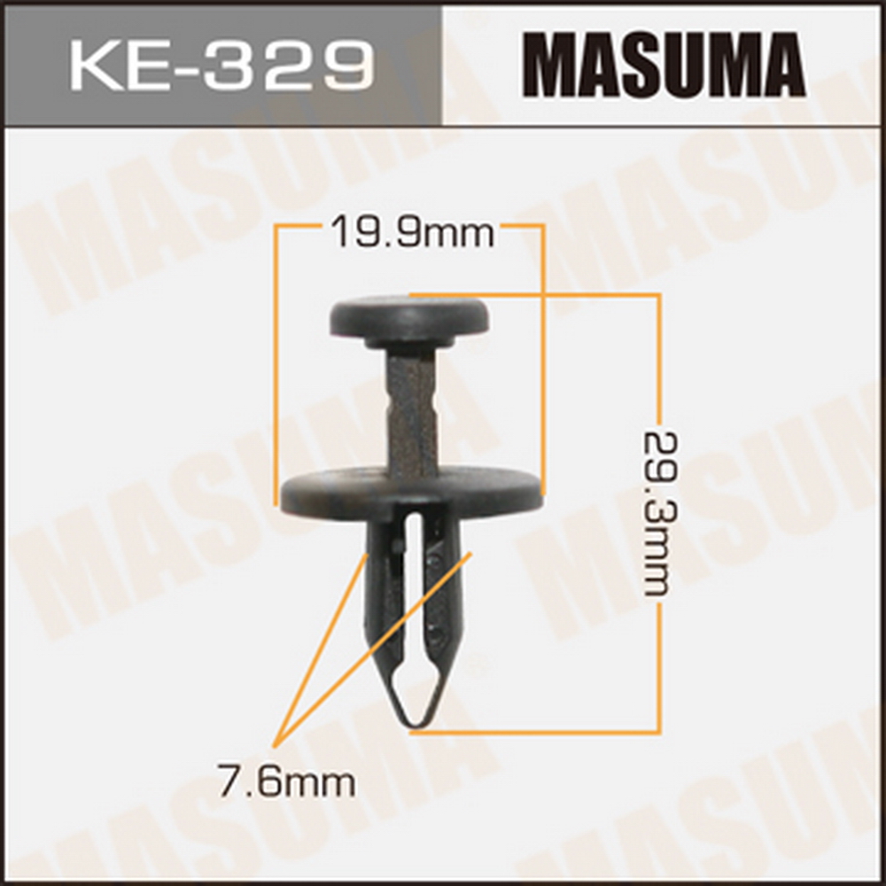 Клипса автомобильная (автокрепеж) MASUMA KE329