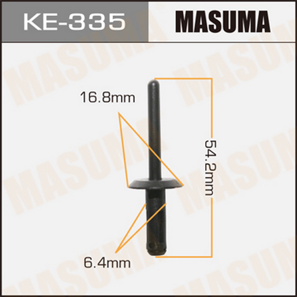 Клипса автомобильная (автокрепеж) MASUMA KE335