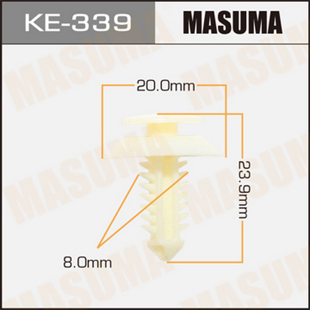 Клипса автомобильная (автокрепеж) MASUMA KE339