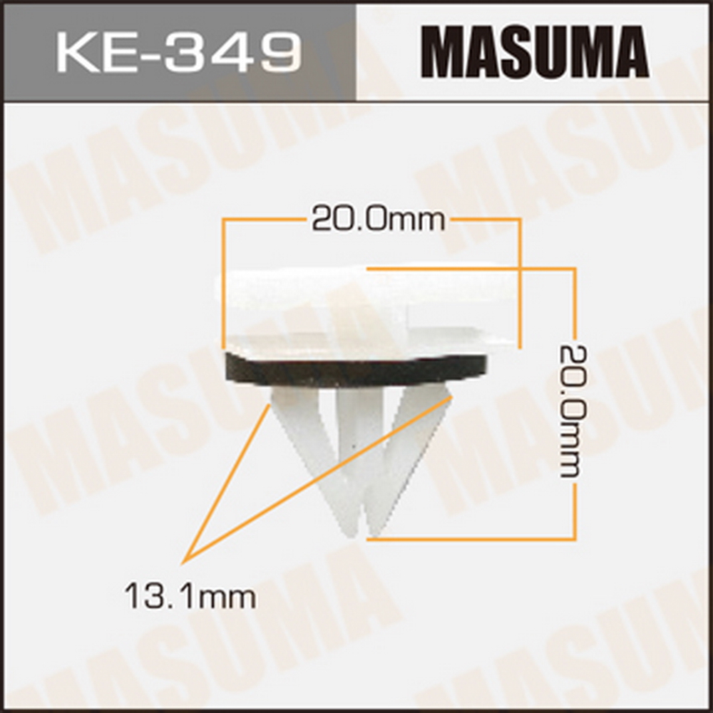 Клипса автомобильная (автокрепеж) MASUMA KE349