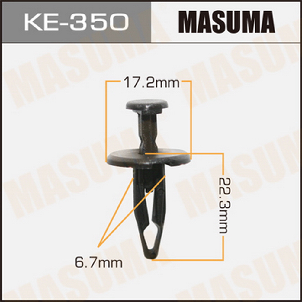 Клипса автомобильная (автокрепеж) MASUMA KE350