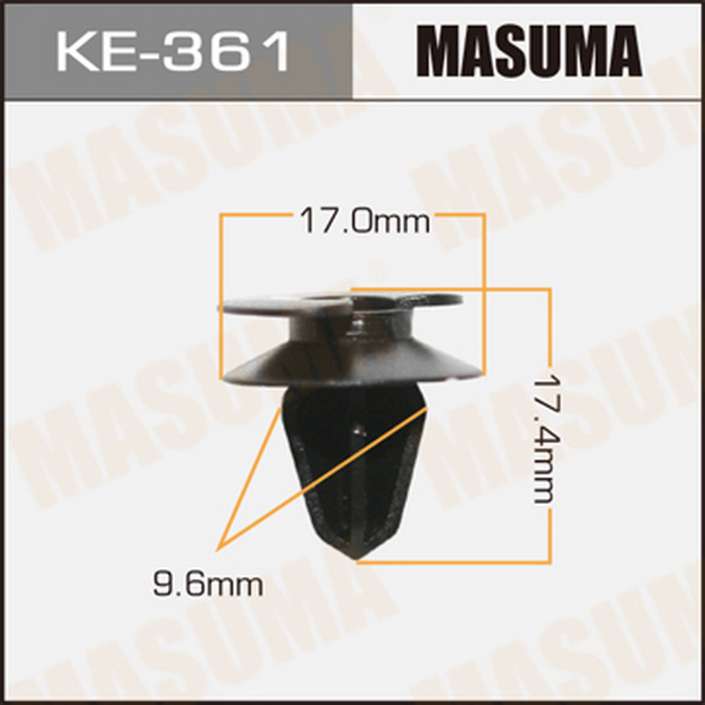 Клипса автомобильная (автокрепеж) MASUMA KE361