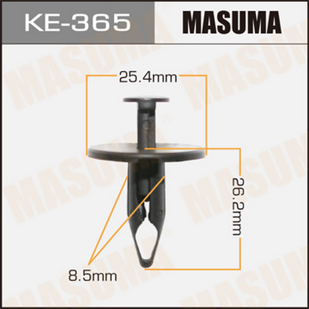 Клипса автомобильная (автокрепеж) MASUMA KE365
