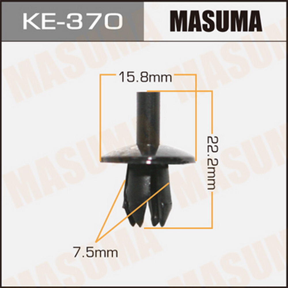 Клипса автомобильная (автокрепеж) MASUMA KE370