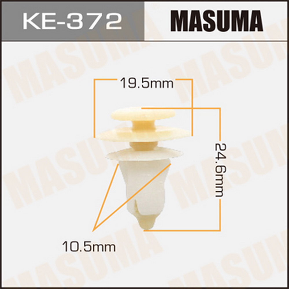 Клипса автомобильная (автокрепеж) MASUMA KE372